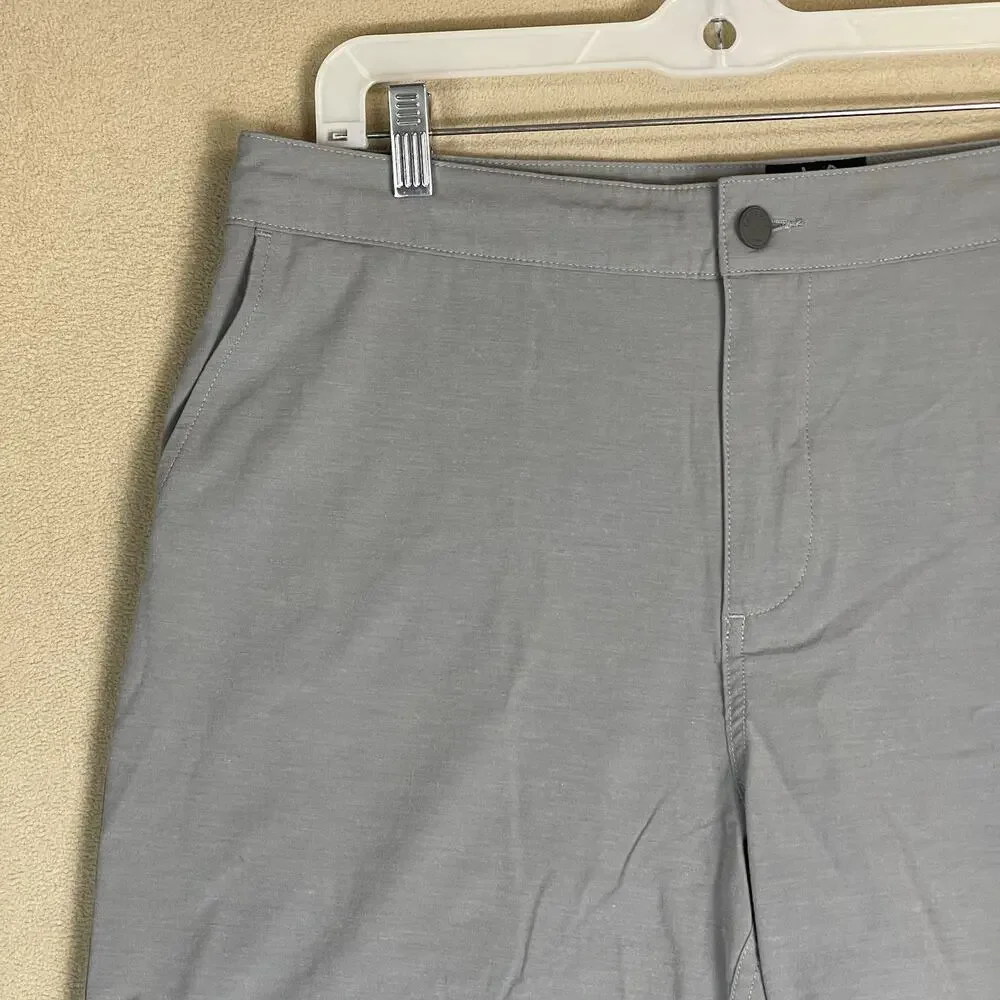 Faherty Short Mens 36‎ Gray Chino Flat Front Pockets Regular Fit 7